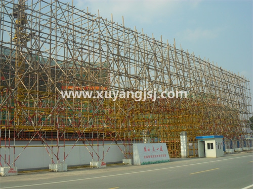如皋钢管脚手架--高压护道线展示区