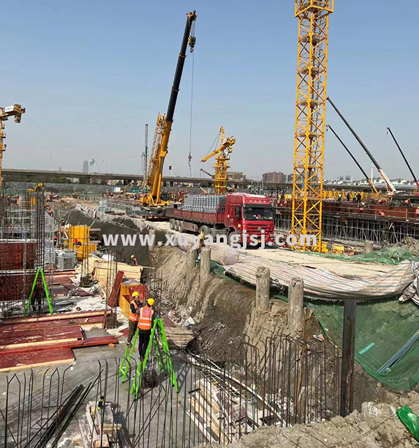 钟楼盘扣脚手架--在建钟楼工程案例